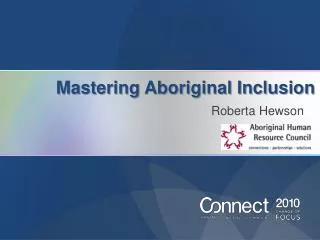Mastering Aboriginal Inclusion