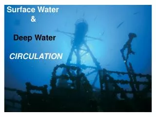 Surface Water			 &amp; Deep Water CIRCULATION