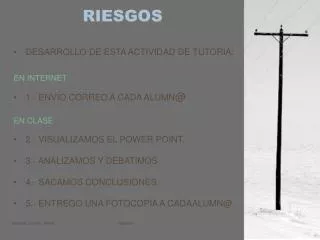 riesgos