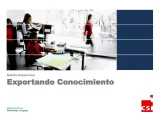 nuestra experiencia