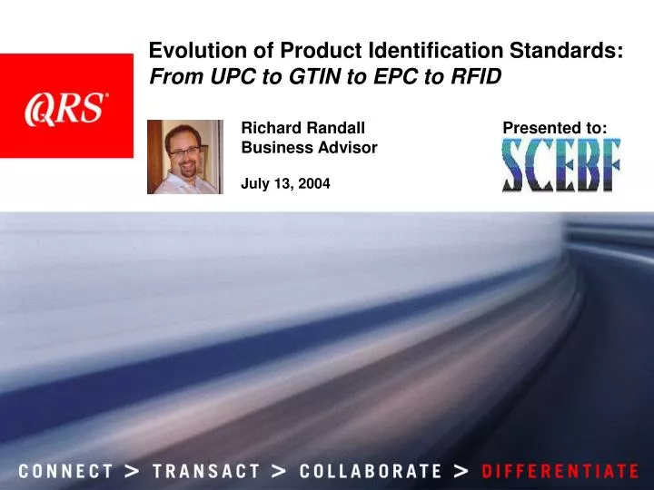 evolution of product identification standards from upc to gtin to epc to rfid