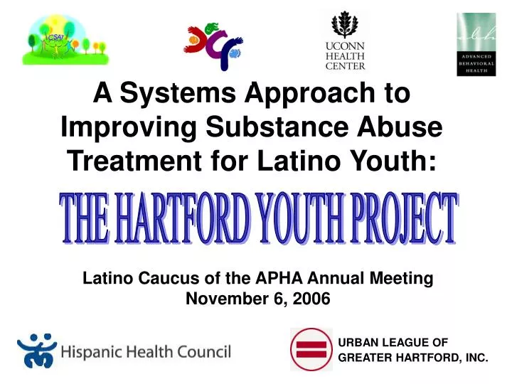 a systems approach to improving substance abuse treatment for latino youth