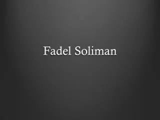 Fadel Soliman