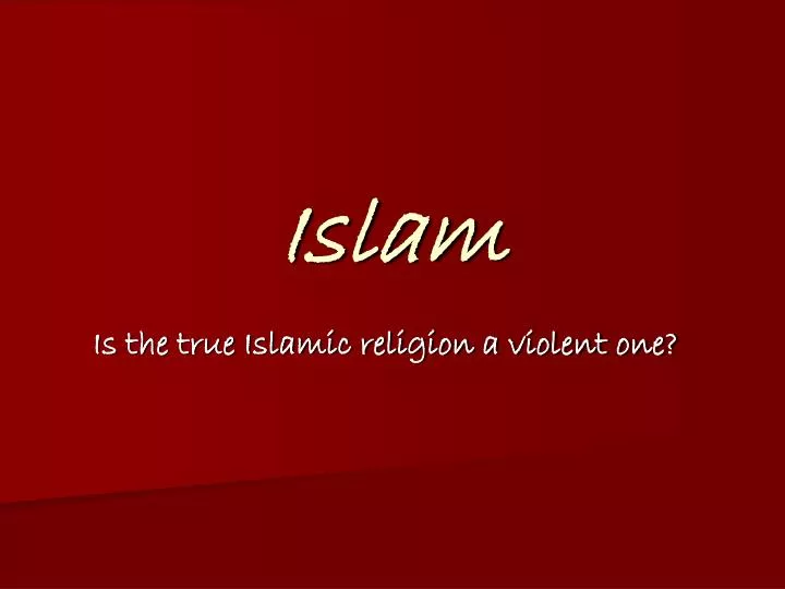 islam