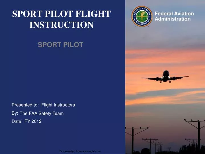 sport pilot flight instruction