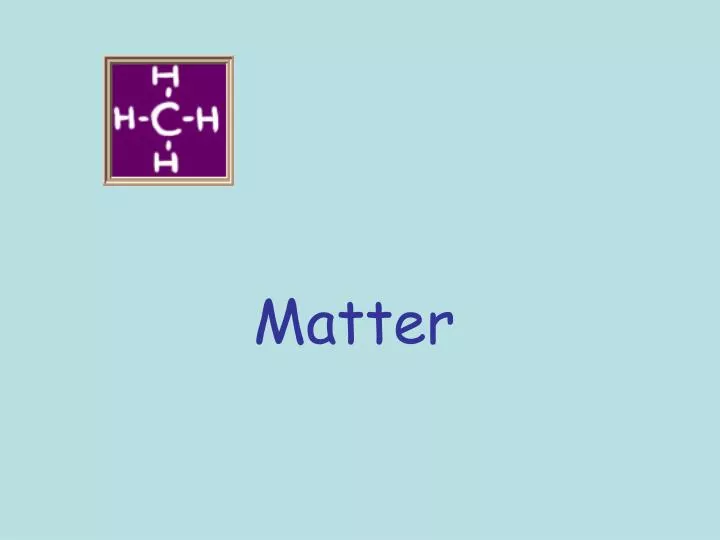 matter