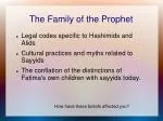 The Legacy of the Prophet's Family: Understanding Legal Codes and Cultural Myths in Islamic History - slide 1