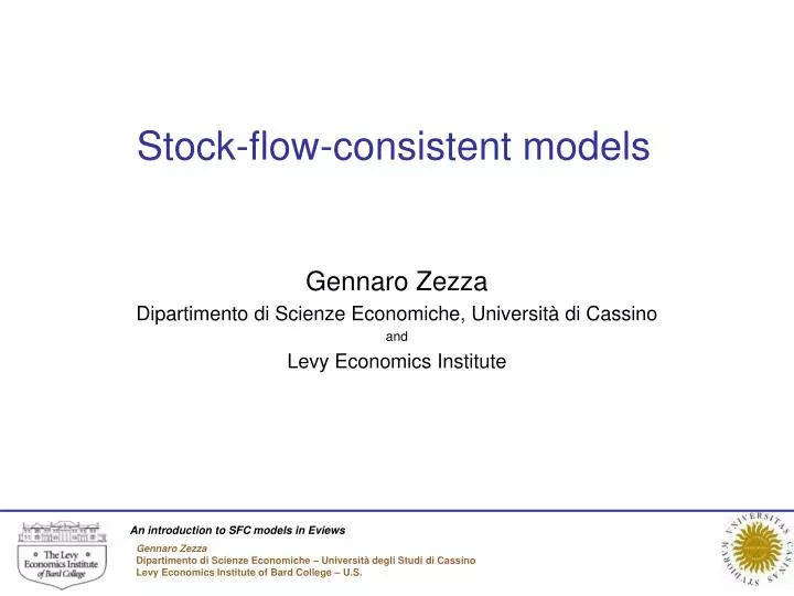 stock flow consistent models
