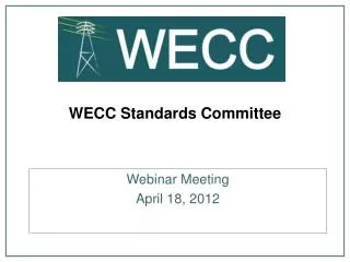 WECC Standards Committee