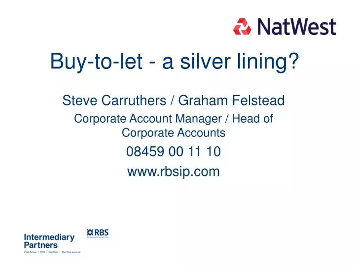 buy to let a silver lining