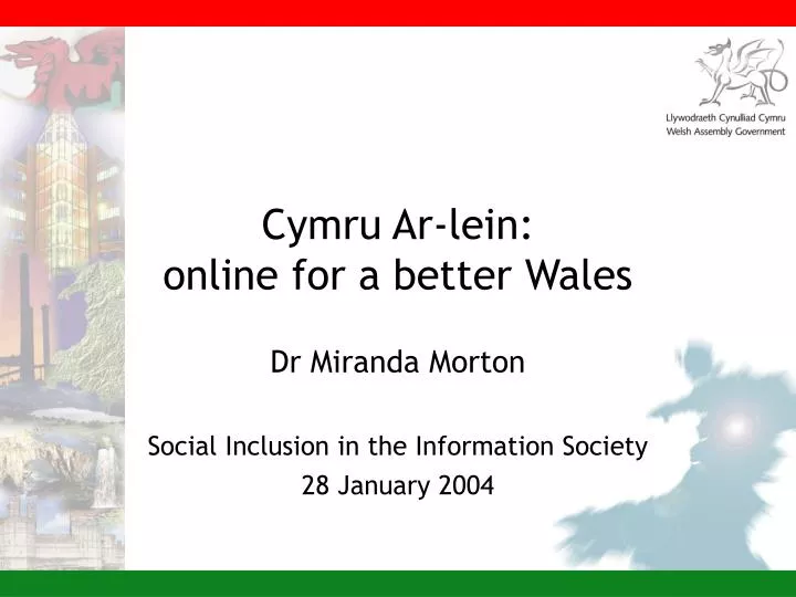 cymru ar lein online for a better wales