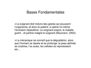 bases fondamentales