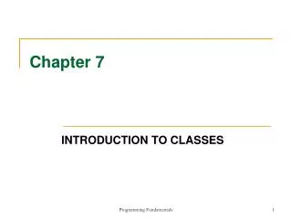 Chapter 7