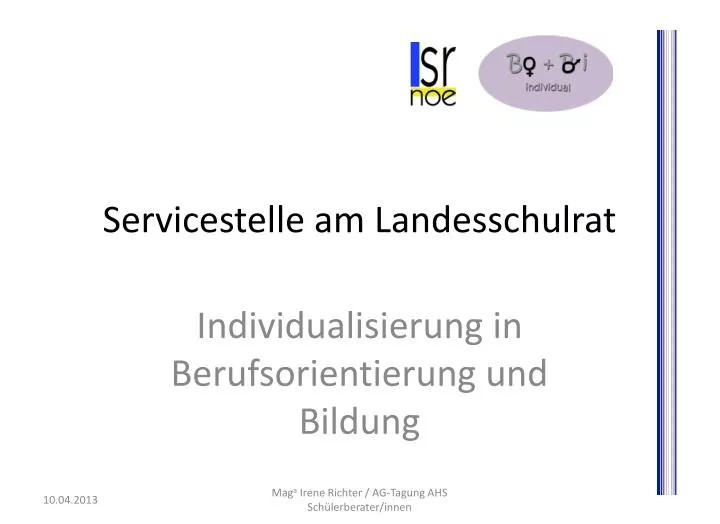 servicestelle am landesschulrat