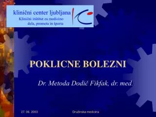 poklicne bolezni