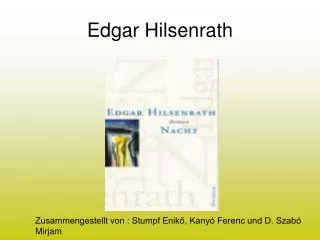 edgar hilsenrath