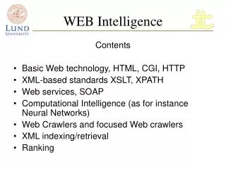 WEB Intelligence