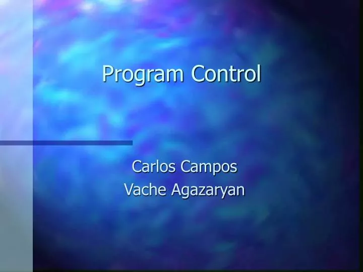 program control