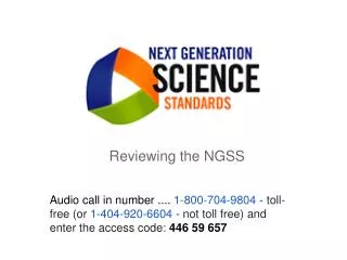 Reviewing the NGSS