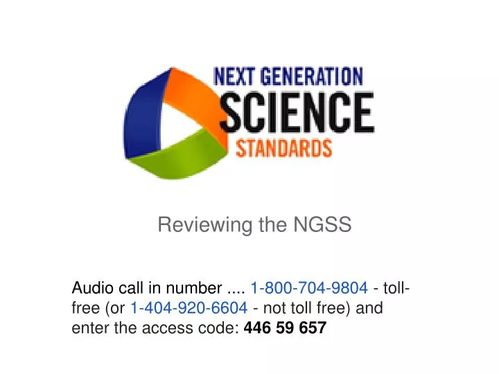 reviewing the ngss
