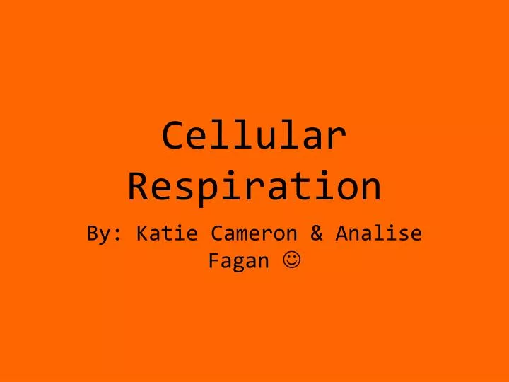 cellular respiration