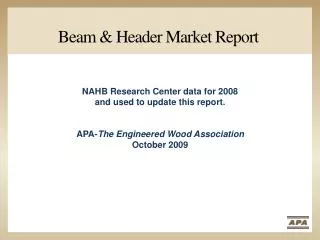 Beam &amp; Header Market Report