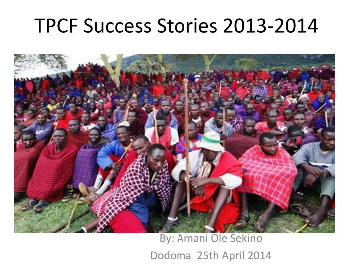 tpcf success stories 2013 2014