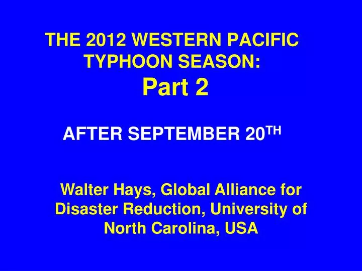 the 2012 western pacific typhoon season part 2 after september 20 th