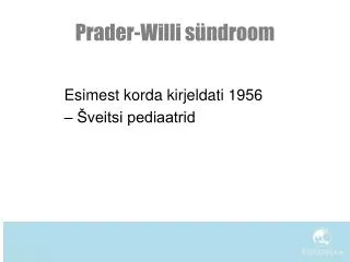 prader willi s ndroom