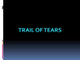 Trail of tears