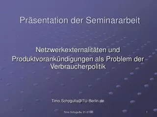 pr sentation der seminararbeit
