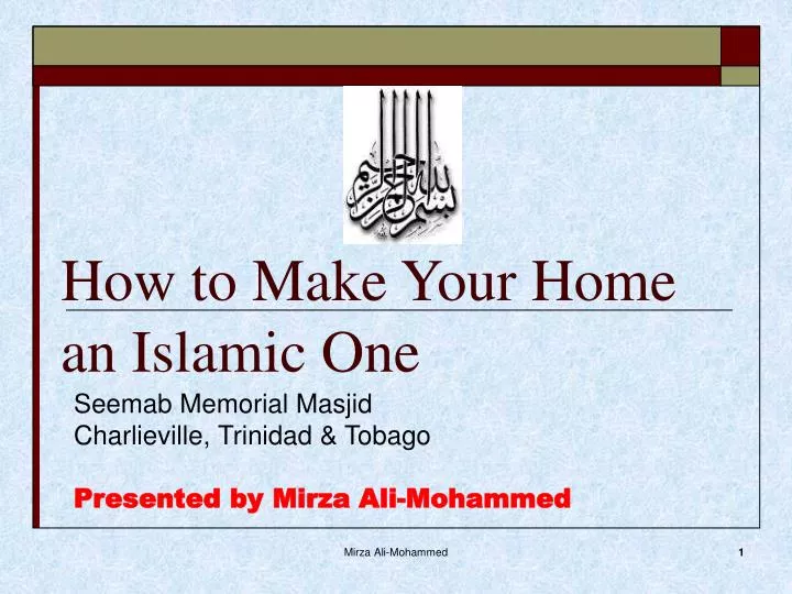 how to make your home an islamic one