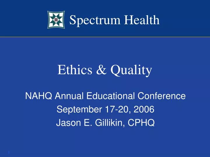 ethics quality