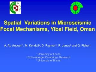 Spatial Variations in Microseismic Focal Mechanisms, Yibal Field, Oman
