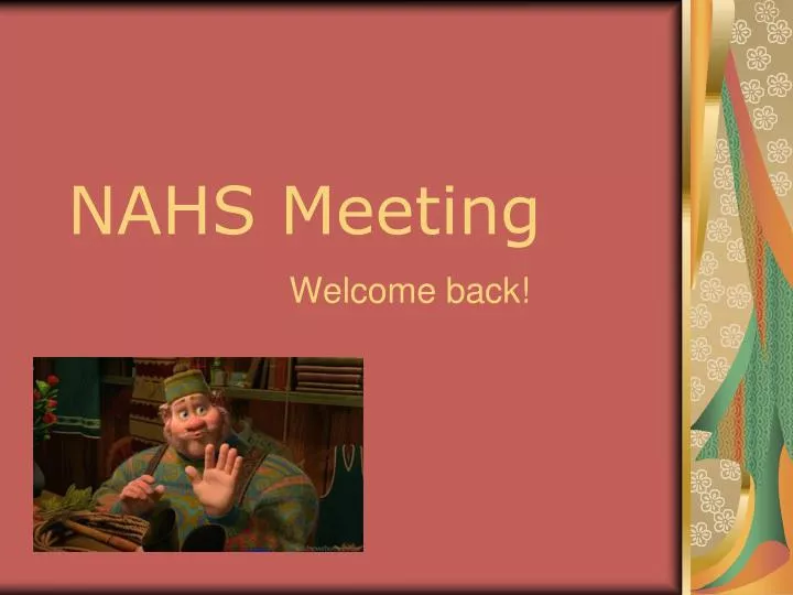 nahs meeting