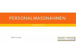 personalmassnahmen