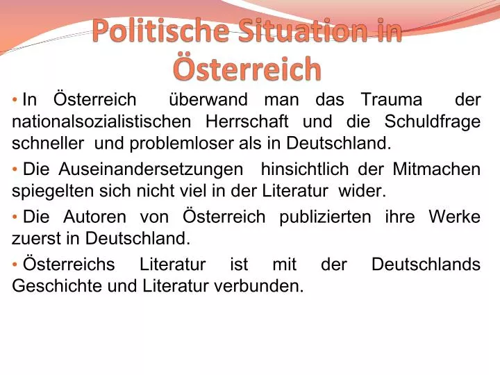 politische situation in sterreich