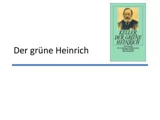 der gr ne heinrich