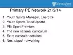 Primary PE Network 21/5/14
