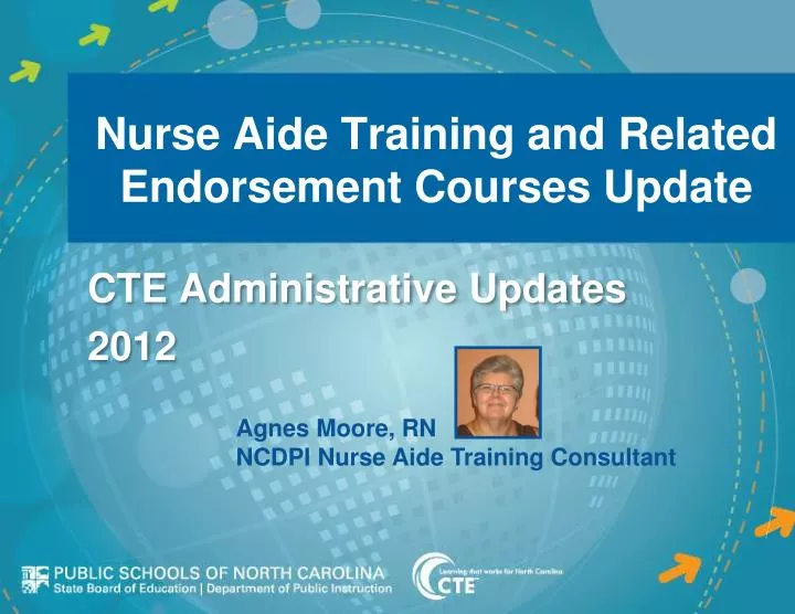 nurse aide training and related endorsement courses update