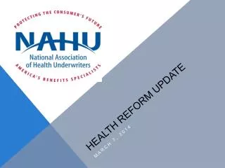 Health Reform Update