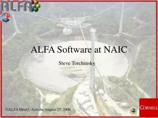 ALFA Software at NAIC