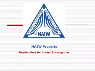 Helpful Hints for Access &amp; Navigation
