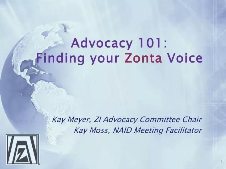 advocacy 101 finding your zonta voice
