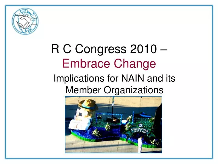 r c congress 2010 embrace change