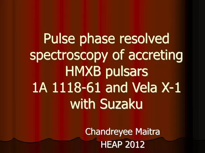 pulse phase resolved spectroscopy of accreting hmxb pulsars 1a 1118 61 and vela x 1 with suzaku