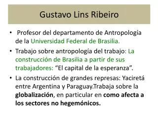 gustavo lins ribeiro