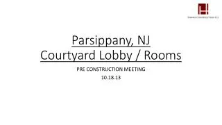 Parsippany, NJ Courtyard Lobby / Rooms