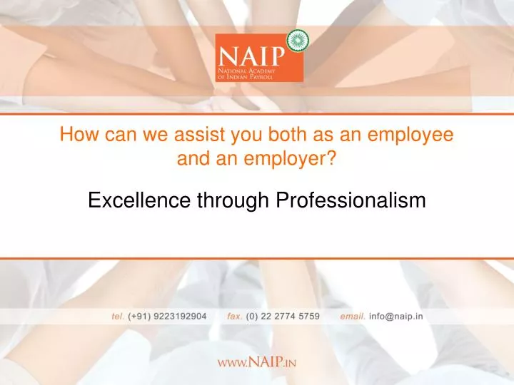 how can we assist you both as an employee and an employer