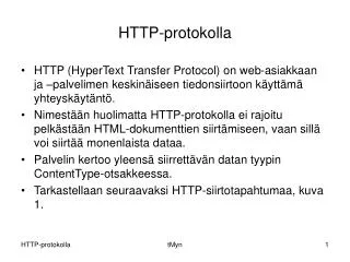 http protokolla